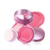 BLUE LOVE Cushion Liquid Blush for Cheeks with Mirror, Natural and Elegant Face Makeup Blush Cream, Silky Face Blushes Cheek Tint, Contour & Highlight Face for Sheer Finish(Pink Peony)