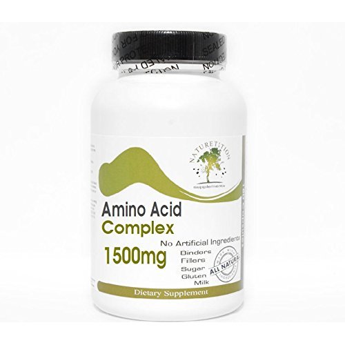 Naturetition Supplements Amino Acid 1500mg Complex ~ 100 Capsules - No Additives