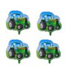 4Pieces Farm Tractor Giant Foil Balloons for Birthday Baby Shower Tractor Themed Party Decorations Supplies
