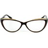 Incredible Bargains Colorful Two Tone Cat Eye Reading Glasses for Women (Brown +1.00) Carrying Case Included