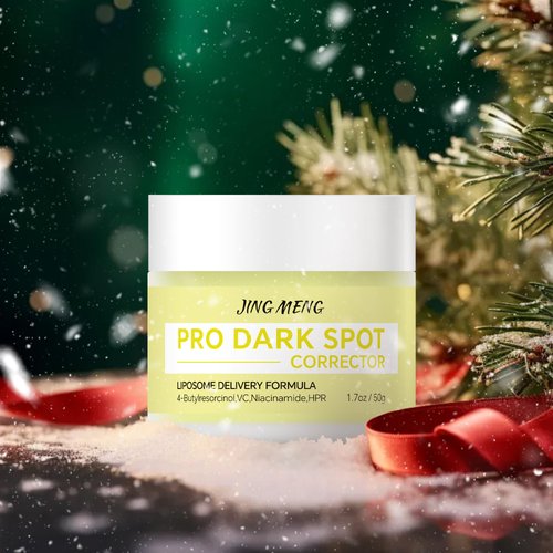 JING MENG Dark Spot Remover Corrector for Face and Body Advanced Liposome Encapsulated 4-Butylresorcinol Niacinamide HPR Vitamin C Visible Results in 14 Days 1.7oz