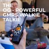 Midland GXT1000AZ GMRS Two-Way Radio (50-Channel, Long Range, 142 Privacy Codes, SOS, NOAA, Rechargeable Nickle Battery, Black/Silver, Single Pack)