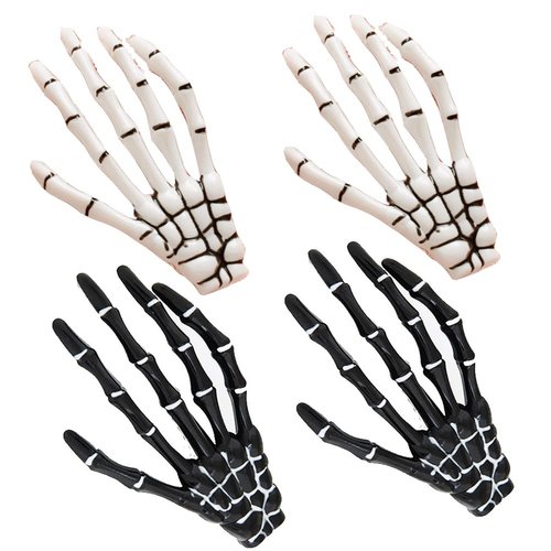 Skeleton Hand Bone Hair Clip Hairslides Halloween Clips for Hair Accessories Halloween Costumes for Women Girls Skull Hair Clip Claw Skeleton Accessories for Women