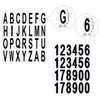 10 Sheets Mailbox Numbers and Letters Stickers for Outside Stick on Black Vinyl Alphabet Number Decals Sticky for Home Business Apartment Address Window Door Car Truck (2 x 1 Inch)