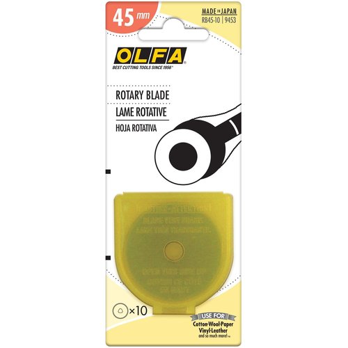Blade - 45 mm Rotary cutter - 10 pack