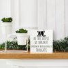 Qvapt French Bulldog Gifts,French Bulldog Signs,In This House We Narrate French Bulldog'S Thoughts Decorative Signs,French Bulldog Wooden Signs,French Bulldog Desk Decor Sign 5 X 5 Inches