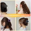 16 Pack Medium Small hair clips for Women 2 Inch Small Matte Rubber Coating Hair Claw Clips for Women Thin Short hair,Strong Hold jaw clips