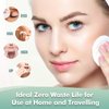 wegreeco Cotton Rounds Reusable - Reusable Bamboo Makeup Remover Pads - Bamboo Cotton Cloth for Removing Makeup - Reusable Facial Pads Cotton Rounds (Cotton Velour, White)