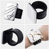 2 Pieces Magnetic Sewing Pincushion, Magnetic Wristband Pin Cushion Holder for Quilting Sewing Pins Hair Clips with Flannelette Bag, Silicone Wrist Strap Bracelet