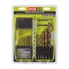 Ryobi 21 Pcs Titanium Coated Drill Bit Set