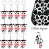 fozi cozi,134PCS Cow Party Favors for Kids 4-8- Farm Animal Birthday Party Supplies, Cow Baby Shower Goodie Bag Stuffers Include Cow Keychain Stickers Necklace