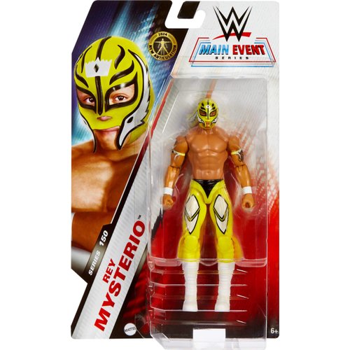 Mattel WWE Action Figure, 6-inch Collectible Rey Mysterio with 10 Articulation Points & Life-Like Look