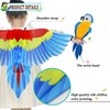 IROLEHOME Bird-Costume-Parrot-Wings for Kids with Bird Headbands, Boys Girls Eagle Dress-up Cape Halloween Party Favors Gifts