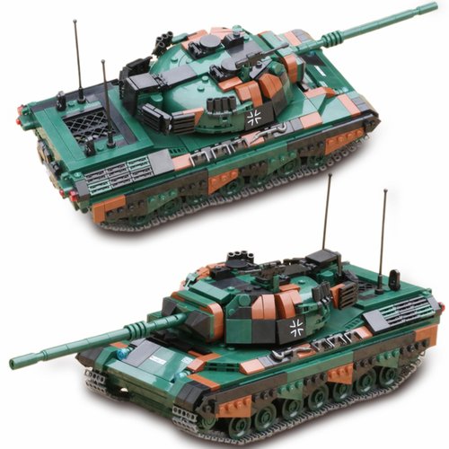 Gonli WW2 Military Panzer Building Blocks Sets 1149 Pieces Germany Leopard I Main Battle Tank Building Toys for Boys Age 8-12 Gifts for Kids and Adults