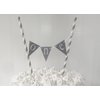 Birthday Cake Banner, Once Upon a Gray Wolf by Piece of Cake Parties, ONE Birthday Cake Banner