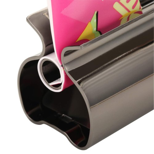 Toothpaste Squeezer - Metal Tube Squeezer Stainless Steel Tube Wringer UDQYQ Toothpaste seat Holder Stand (Black)