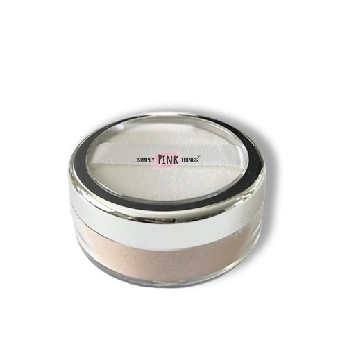 Simply Pink Things Pure Mineral Powder Foundation (BEIGE) (10g, 0.35oz.) Paraben Free, Talc Free, Vegan, Natural & Organic Ingredients