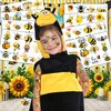 96PCS Bee Temporary Tattoos for Kids - Cute Party Favors & Decorations, Perfect for Birthday Parties, School Prizes, and Themed Gifts for Boys & Girls