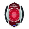 Lexibook - Spy Mission, Spy Motion Detector with Alarm, Light Effects, Detection up to 30 Centimeters, Black/red, RPSPY05