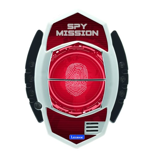Lexibook - Spy Mission, Spy Motion Detector with Alarm, Light Effects, Detection up to 30 Centimeters, Black/red, RPSPY05