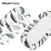 Gllquen Baby Bassinet Sheets 4 Pack, Breathable Cozy Fitted Mattress Sheet, Elastic Travel Crib Fashionable Floral Pattern, Standard Cradle Safe Sheets for Baby Boy Girls 32"X16" (Marine)