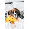 ZippyPaws - Squeakie Emojiz Stuffed Plushie Dog Toy - Pizza Slice, 3 Pack