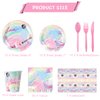 81Pcs Music Tour Party Tableware Set Popular Singer Party Decoration,Popular Singer Music Birthday Party Supplies