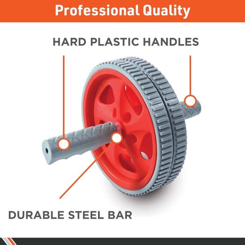 BodySport AB Wheel Wobble Free Anti-Slip Dual Wheel Portable Ab Roller!