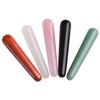JIC Gem 5 Pcs Mix Natural Crystal Gua Sha Scraping Massage Tool Massage Wand for Face Acupuncture Therapy Stick Point Treatment Reiki Healing