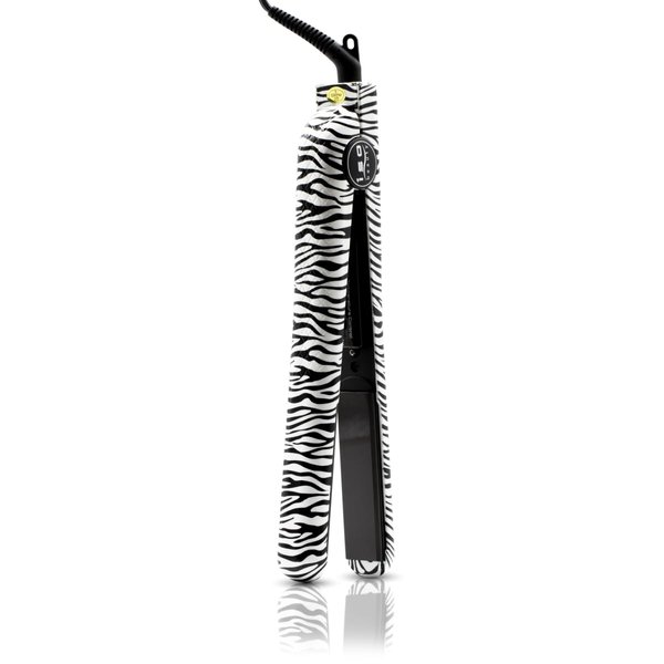 ISO Beauty ISOSPWZ-202S Spectrum Pro 1.25' 100% Solid Ceramic Flat Iron - White Zebra