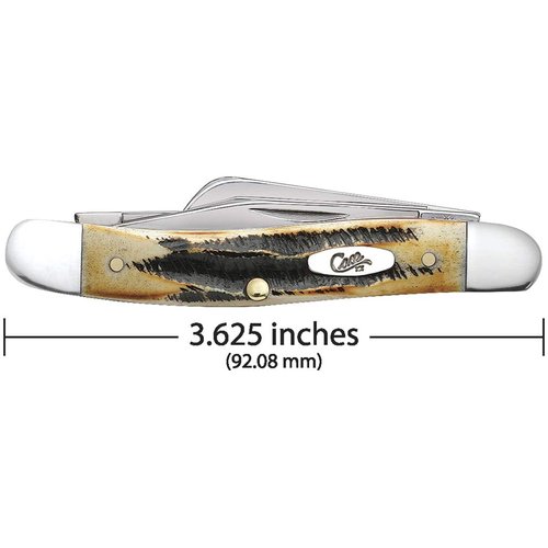 Case WR XX Pocket Knife 6.5 Bonestag Medium Stockman Item #3578 - (6.5318 SS) - Length Closed: 3 5/8 Inches