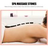 Hemoton Hot Stones for Massage,10pcs Massage Energy Stone, Hot Massage Stones Set, Volcanic Stones Essential Oil Massage Stones,Hot Rocks Massage Stones for Spa, Relaxing, Healing