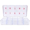 1p Empty Storage Box Case Container Compartment for Nail Art Tips