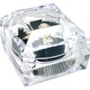 FindingKing 24 Clear Crystal Ring Gift Boxes 1 7/8"