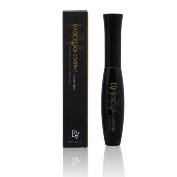 Alluring Eyelash Extensions Jet Black Coating Sealant To Extend Longer Lash Extensions by DV (Black)