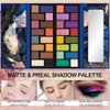 VERONNI 32 Colours Eyeshadow Palette, Colourful and Highly Pigmented Eyeshadows, Waterproof Fine Texture Open Lid Eyeshadow Palette, For Women Beauty Gifts (01)