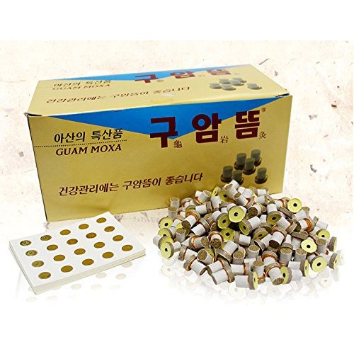 Moxibustion Mini Moxa Stick-on Homeopathic x (1100pcs / box)