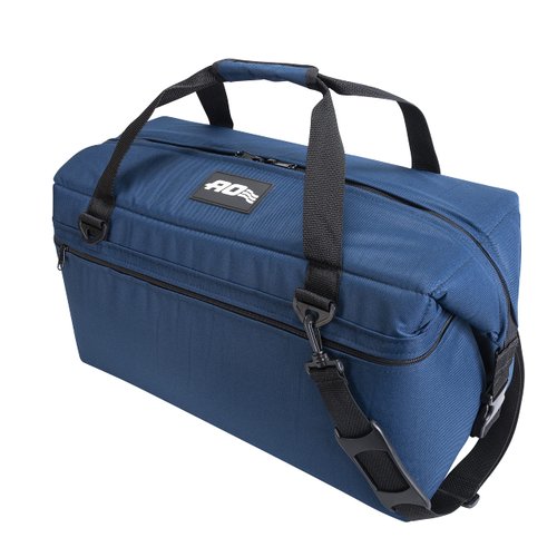 AO Coolers Original Soft Cooler with High-Density Insulation, Navy Blue, 12-Can
