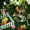 31 Pieces Fairy Garden Accessories Miniatures Fairy House Supplies Girl Fly Wing Dollhouse Decor for Home Lawn Decoration