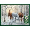 Cobble Hill 1000 Piece Puzzle - Winter Trio - Sample Poster Included