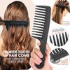 Hair Comb, Wide Tooth Comb, Rat Tail Fine Tooth Comb For Women Men Hair Parting Cutting, Wet Curly Hair Detangling (5PCS)