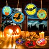 OCHIDO Halloween Wooden Painting Craft Kits for Kids,Halloween Crafts for Kids Party Favors,Glow in The Dark Painting Kit for Kids Ages 6-12,Halloween Decorations