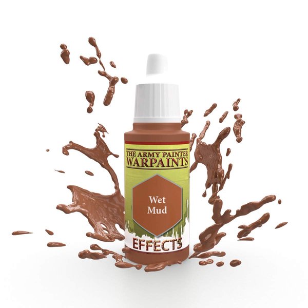 The Army Painter Wet Mud - Acrylic Non-Toxic Water Based Acrylic Effects Paint for Tabletop Roleplaying, Boardgames, and Wargames Miniature Model Painting - 18ml