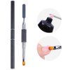 Art&Beauty 2pcs Polygel Brush and Picker Dual-Ended 2 IN 1 Design Stainless Steel Gel Nail Brush Polygel Slice Tool for PolyGel UV Gel Acrylic Nails Extension Quick Building Gel