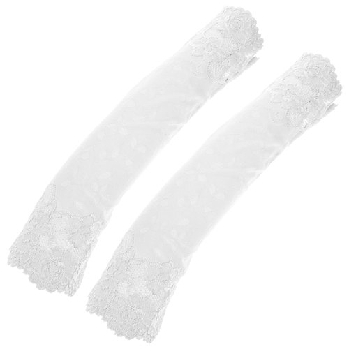 Lace Arm Sleeves Lace Scar Cover Removal Sleeves Arm Sleeve Cover up Sleeves for Man White Floral Arm Sleeve Fingerless
