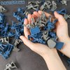 LovesTown 80PCS Army Men Toy Soldiers, Plastic Civil War Army Men Military Action Figures Plastic Toy Soldiers for Kids Blue Grey Army Toys for Kids Classroom Projects History Class Lessons
