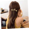 BIUDECO Minimalist Bowknot Spring Hair Clip for Women No Damage Ponytail Holder Snap Hair Clip Ideal Hair Accessory for Everyday Style and Easy Updos