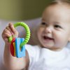 Dr. Brown's Learning Loop, Baby Teether Ring with Multiple Shapes & Textures, Soft 100% Silicone, BPA Free, 3m+