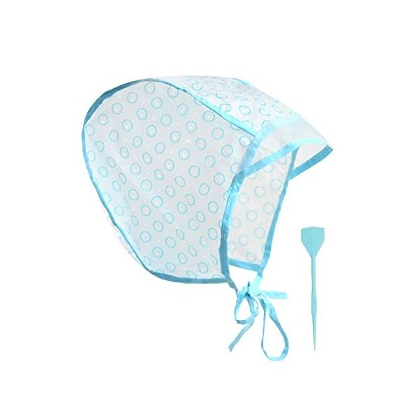 Hair Coloring Kit Highlight Cap Hair Coloring Dye Cap Frosting Cap with Plastic Crochet Hook for Dyeing Hairdressing (1 Pc)