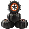 GDOOL RC Car Paddle Tires Wheels LG-ZJ02 25-ZJ02 920-ZJ02 for High Speed 9125 9155 9156 RC Cars S920 S921 104009 RC Trucks(4 PCS)